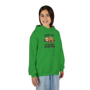 Kids Clothes - Youth Energy Saving Mode Hoodie Ultra Soft Sloth Squad - Dipaliz