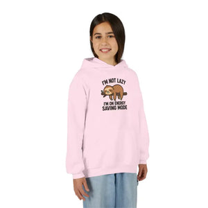 Kids Clothes - Youth Energy Saving Mode Hoodie Ultra Soft Sloth Squad - Dipaliz