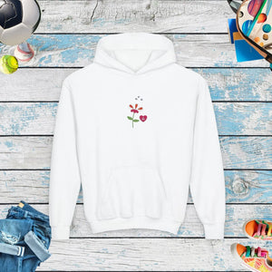 Vibrant Youth Flower Hoodie - Cozy Heavy Blend - Dipaliz - Hoodies - s