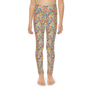 Adorable Animals Youth Leggings - Polyester Spandex - Dipaliz - Activewear