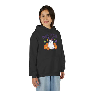 Youth Halloween Ghost Hoodie - ?Boo Scared’ Cute Pumpkin Kids Pullover - Hoodies