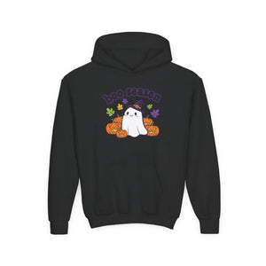 Youth Halloween Ghost Hoodie - ?Boo Scared’ Cute Pumpkin Kids Pullover - Hoodies