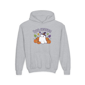 Youth Halloween Ghost Hoodie - ?Boo Scared’ Cute Pumpkin Kids Pullover - Hoodies
