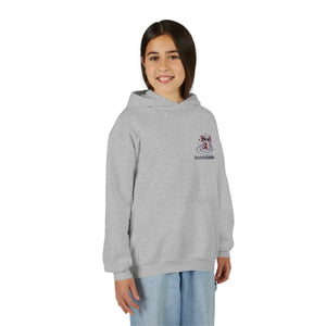 Youth Hoodie, Minimal Floral Crest ?Grow Wild’ Chest Design - Hoodies