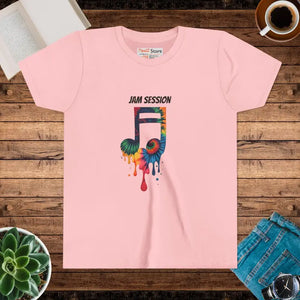 Youth Jam Session Short Sleeve Shirt for Cool Kids - Dipaliz - s / Pink - T-shirts