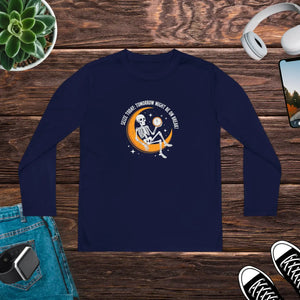 Athletic Youth Long Sleeve - Skeleton Moon Quick Dry - Dipaliz - T-shirts