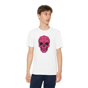 Youth Skull Tee - Pink Geometric Graphic T-shirt - T-shirts - s