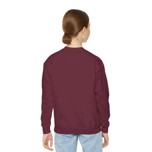 Youth Sweatshirt - ?Falling Leaves’ Autumn Graphic Crewneck - Sweatshirts