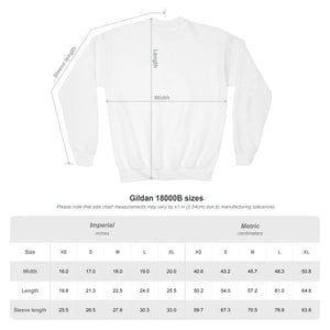 Youth Sweatshirt - ?Falling Leaves’ Autumn Graphic Crewneck - Sweatshirts