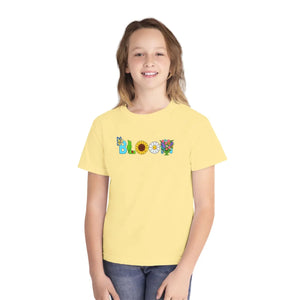Youth Tee - ?Bloom’ Floral Sunshine Graphic Shirt - T-shirts