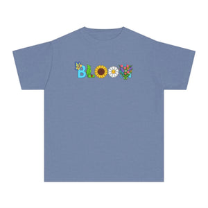 Youth Tee - ?Bloom’ Floral Sunshine Graphic Shirt - T-shirts