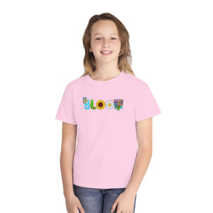 Youth Tee - ?Bloom’ Floral Sunshine Graphic Shirt - T-shirts