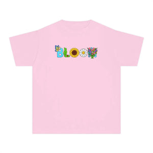 Youth Tee - ?Bloom’ Floral Sunshine Graphic Shirt - T-shirts