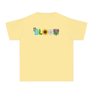 Youth Tee - ?Bloom’ Floral Sunshine Graphic Shirt - T-shirts