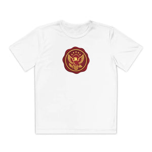 Youth Tee - Vintage Eagle Crest Logo Kids Shirt - T-shirts - s