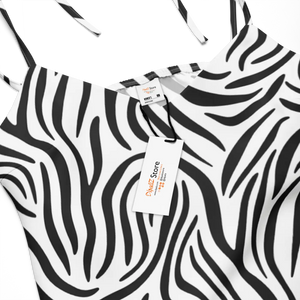 Zebra Print Midi – Heavy Polyester Chiffon - Dipaliz - Dresses - Xs