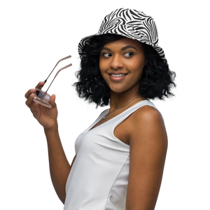 Zebra Reversible Bucket Hat - Breathable Streetwear - Dipaliz - Hats