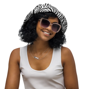 Zebra Reversible Bucket Hat - Breathable Streetwear - Dipaliz - Hats