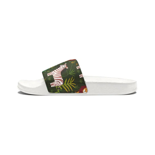 Wild Zebra & Lion Youth Sandals: Fun Strap Adventures Await - Shoes