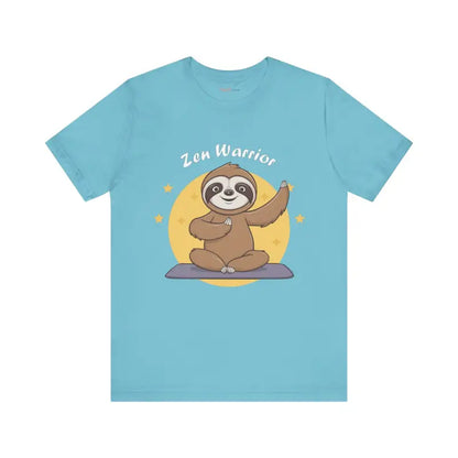 Unleash your Zen with the Warrior Sloth Yoga Tee - T-shirt