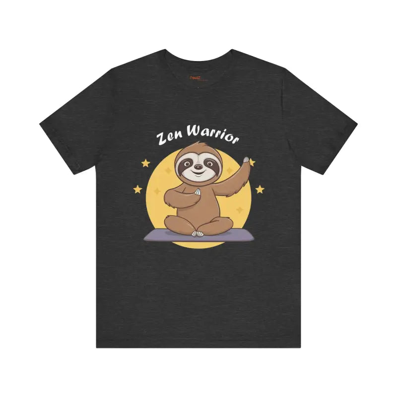 Unleash your Zen with the Warrior Sloth Yoga Tee - T-shirt