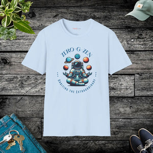 Zero g Zen Cotton Tee - Astronaut Vibes - Dipaliz - T-shirts