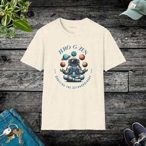 Zero g Zen Cotton Tee - Astronaut Vibes - Dipaliz - T-shirts