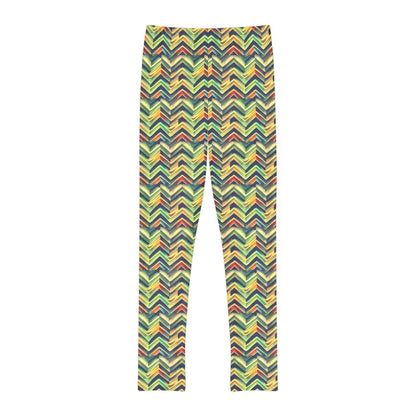 Zigzag Leggings: Unleash Your Kid’s Vibrant Style! - All Over Prints