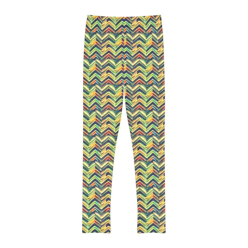 Zigzag Leggings: Unleash Your Kid’s Vibrant Style! - All Over Prints