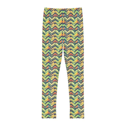 Zigzag Leggings: Colorful Style for your Active Kid - Kids Clothes