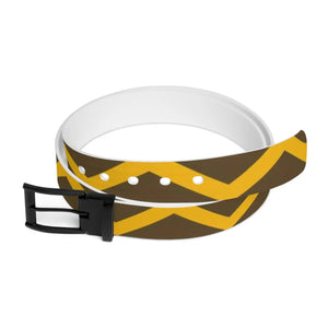 Edgy Zigzag Pattern Stylish Belt - Cut-to-size Fit - Dipaliz - Belts