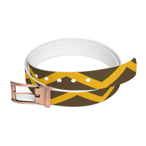 Edgy Zigzag Pattern Stylish Belt - Cut-to-size Fit - Dipaliz - Belts