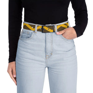 Edgy Zigzag Pattern Stylish Belt - Cut-to-size Fit - Dipaliz - Belts