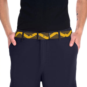 Edgy Zigzag Pattern Stylish Belt - Cut-to-size Fit - Dipaliz - Belts