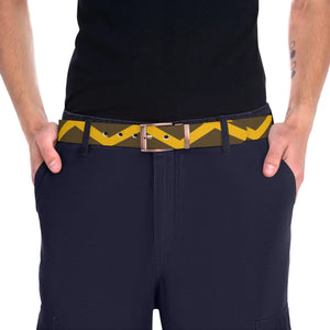 Edgy Zigzag Pattern Stylish Belt - Cut-to-size Fit - Dipaliz - Belts