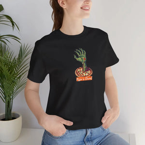 Soft Unisex Jersey Short Sleeve Zombie Hand Pizza - Dipaliz - T-shirts