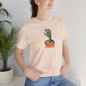Soft Unisex Jersey Short Sleeve Zombie Hand Pizza - Dipaliz - T-shirts