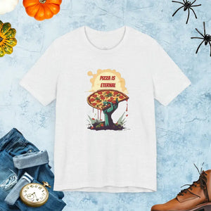 Spooky Pizza Slice Unisex Jersey Short Sleeve Tee - Dipaliz - Ash / s - T-shirts