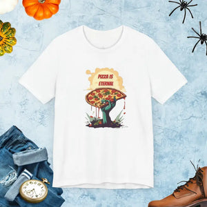 Spooky Pizza Slice Unisex Jersey Short Sleeve Tee - Dipaliz - White / s - T-shirts