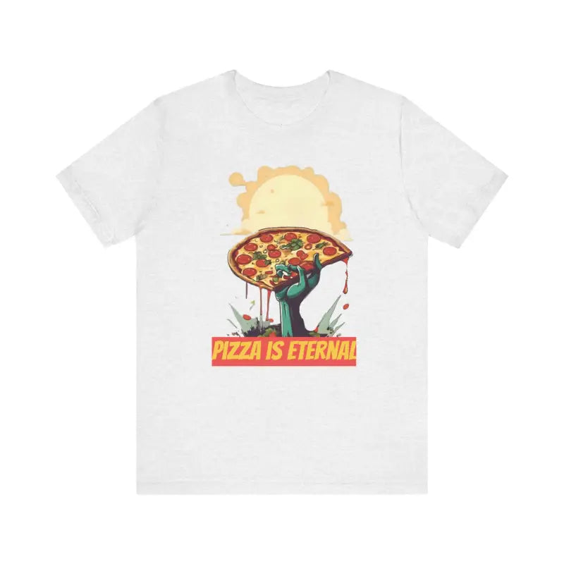 Unleash the Zombie Pizza Craze with our Unisex Tee! - T-shirt