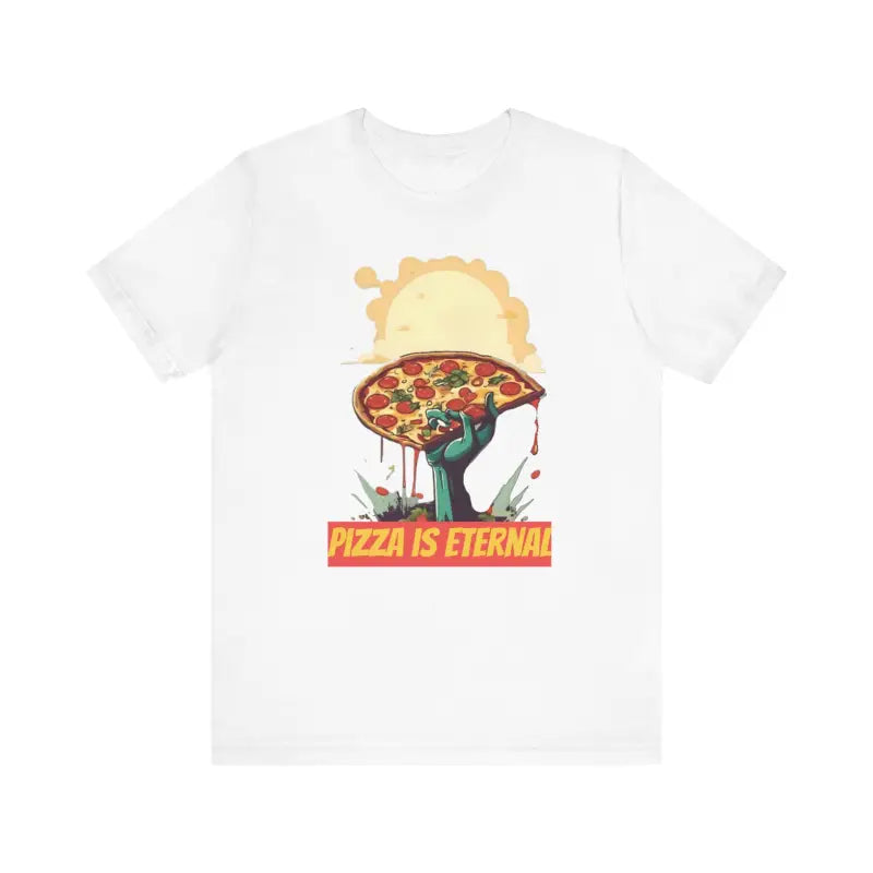 Unleash the Zombie Pizza Craze with our Unisex Tee! - T-shirt