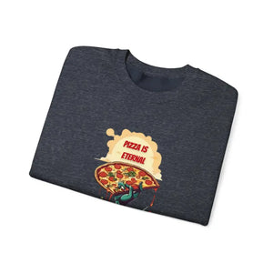 Zombie Pizza Sweatshirt Heavy Blend Crewneck Halloween - Dipaliz - Sweatshirts