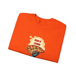 Zombie Pizza Sweatshirt Heavy Blend Crewneck Halloween - Dipaliz - Sweatshirts