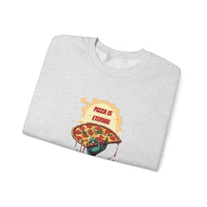 Zombie Pizza Sweatshirt Heavy Blend Crewneck Halloween - Dipaliz - Sweatshirts