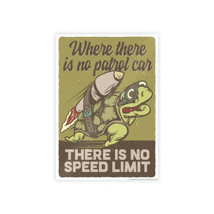 Speed Limit Gloss Posters - Petrol Car Racing Decor - Dipaliz - 16.5’’ x 23.4’’ (vertical) / Glossy - Prints & Visual